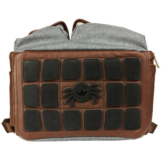 ITZY RITZY Heather Grey Boss Backpack Diaper Bag main image 10
